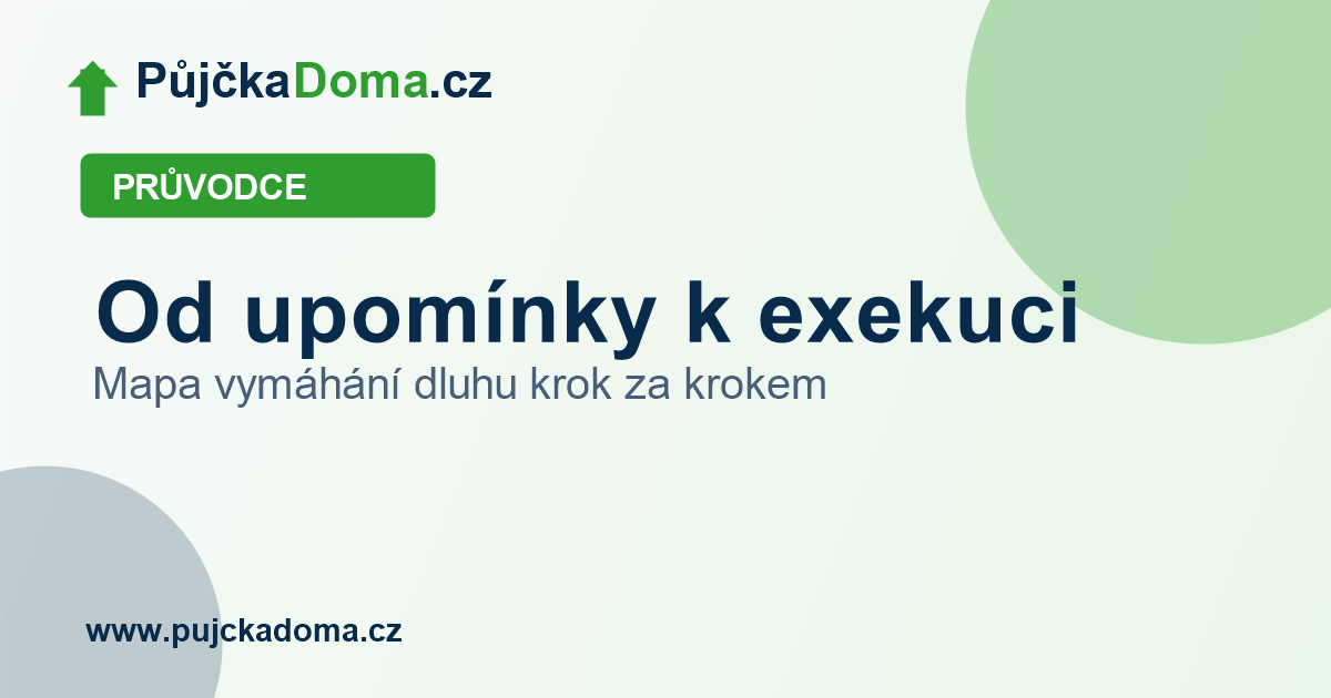 Od první upomínky k exekuci: mapa vymáhání dluhu krok za krokem