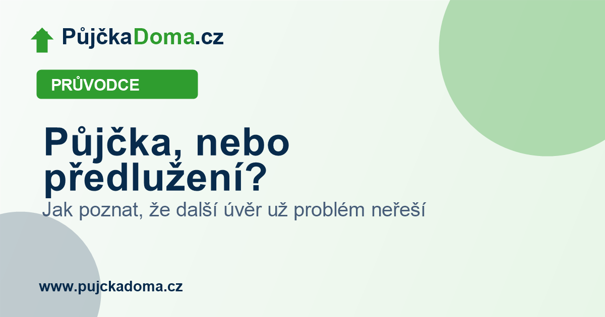 Jak poznat, že už nejde o půjčku, ale o předlužení | PůjčkaDoma.cz